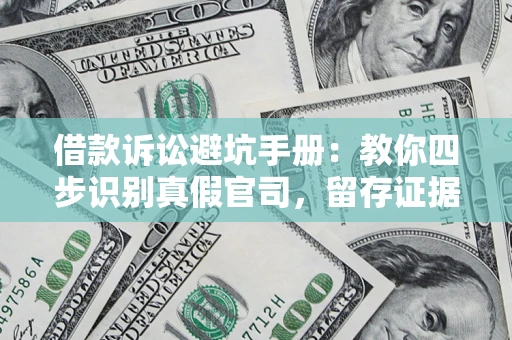 济南借款诉讼避坑手册：教你四步识别真假官司，留存证据不踩雷