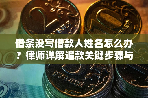 济南借条没写借款人姓名怎么办？律师详解追款关键步骤与证据链构建